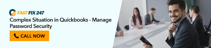 Complex Situation in Quickbooks - Manage Password Security