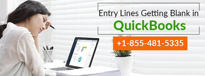 Entry Lines Getting Blank in QuickBooks
