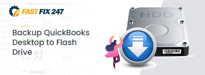 How to Backup QuickBooks Desktop to Flash Drive